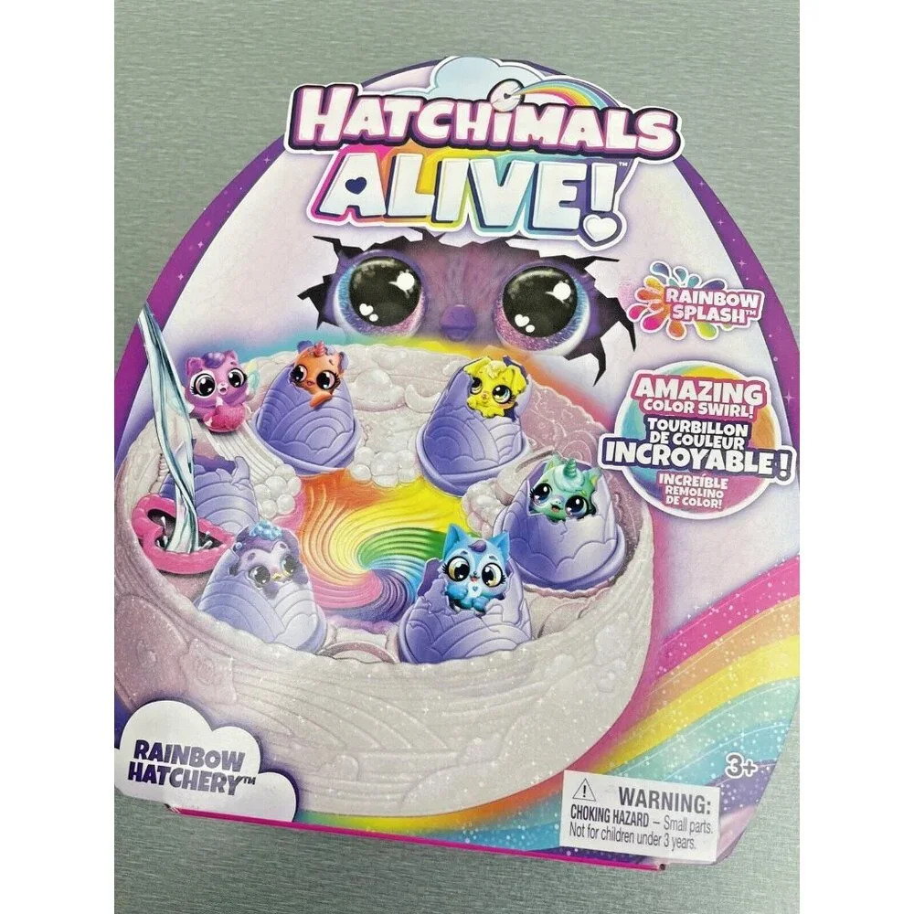 Hatchimals Alive Rainbow Hatchery Water Change Color 6 Characters